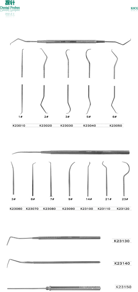 供應齒科/口腔科手術器械--牙用探針工廠,批發,進口,代購