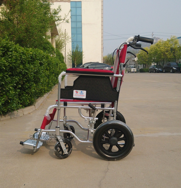 鋁合金手動輪椅 老人旅行用可折疊輕便輪椅 女性輪椅KY865 KY863工廠,批發,進口,代購