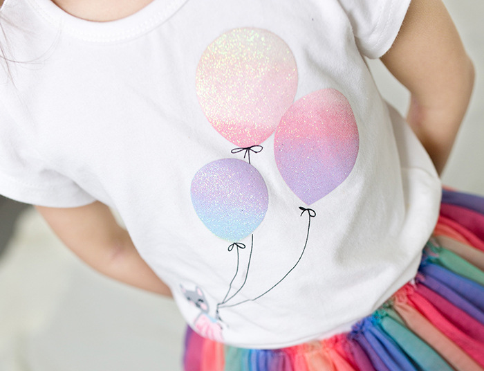 2016夏裝新款品牌女童彩色氣球短袖T恤 棉圓領衫 712 0.8工廠,批發,進口,代購