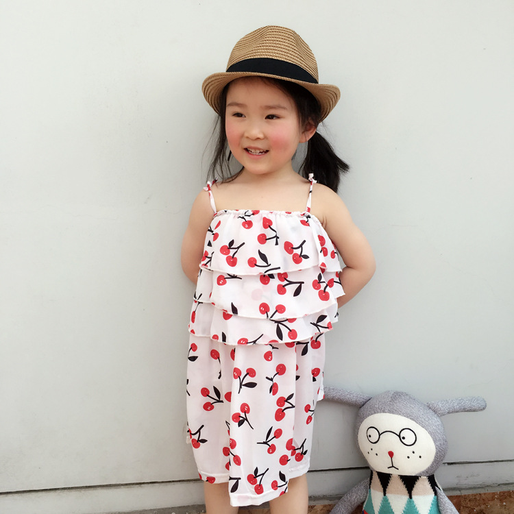 夏款童裝 韓版女童連衣裙夏 中小童甜美吊帶裙 兒童吊帶連衣裙工廠,批發,進口,代購