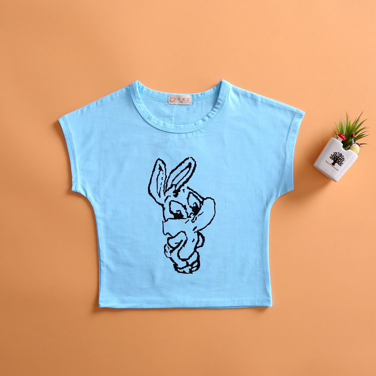 2016夏季新款兒童短袖 韓版外貿中小童女童純棉T恤廠傢批發工廠,批發,進口,代購