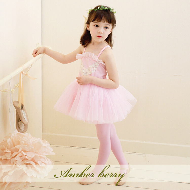 amber berry2014韓國童裝夏季吊帶表演服兒童連衣裙氣質芭蕾童裙工廠,批發,進口,代購