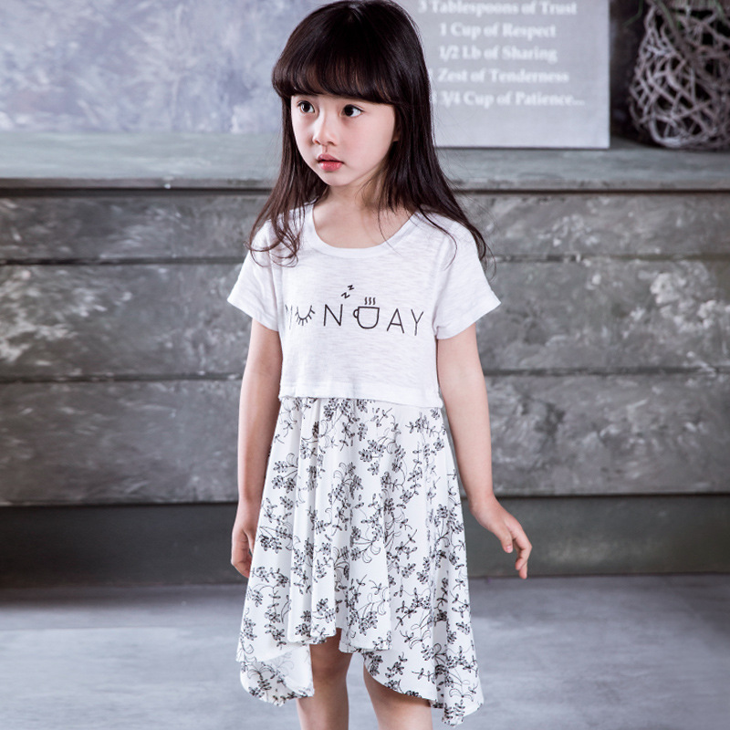 2016夏季新款韓版女童公主連衣裙時尚百褶短袖兒童連衣裙工廠,批發,進口,代購