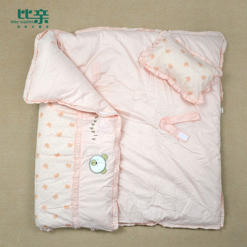 比親 精美繡花睡被 多功能棉蓋被 帶枕兩用睡袋 8091新貨號5080工廠,批發,進口,代購