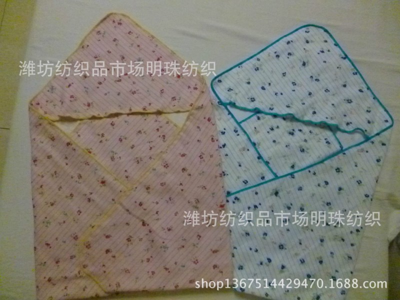 純棉40S雙層紗佈印花嬰童抱被 包裹巾 童毯批發・進口・工廠・代買・代購