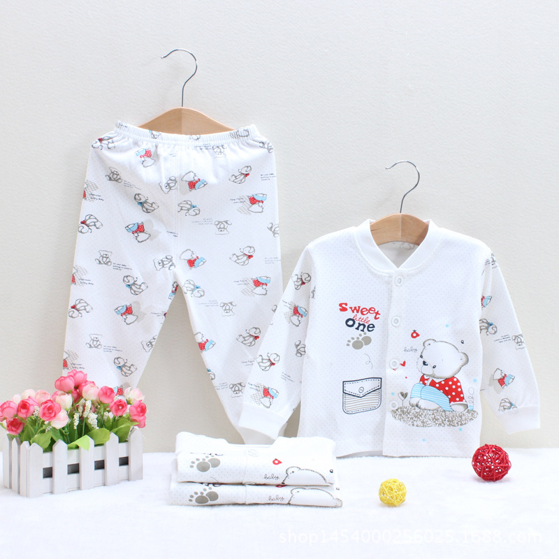 2016新款春秋純棉嬰兒內衣套裝男女寶寶衣服傢居服長袖2件套裝工廠,批發,進口,代購