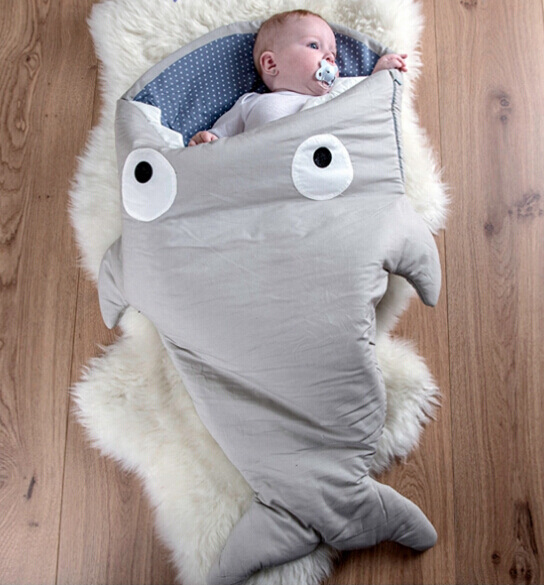 賣爆瞭!Samgamibaby Shark sleeping bags  兒童睡袋  保暖輕盈工廠,批發,進口,代購