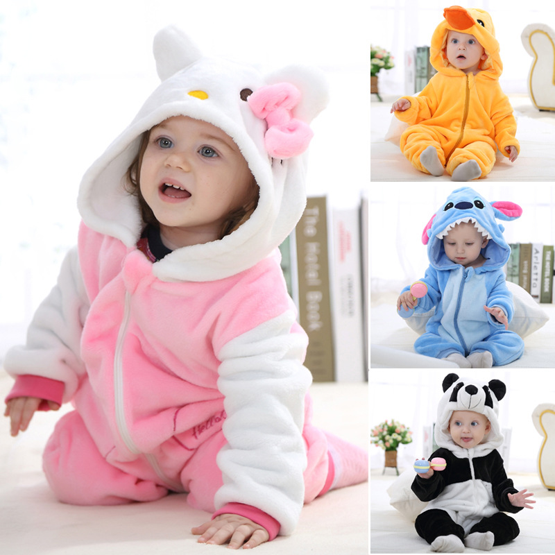 春夏嬰幼兒童新款爬服 熊貓造型動物哈衣寶寶連身衣套裝外貿批發工廠,批發,進口,代購