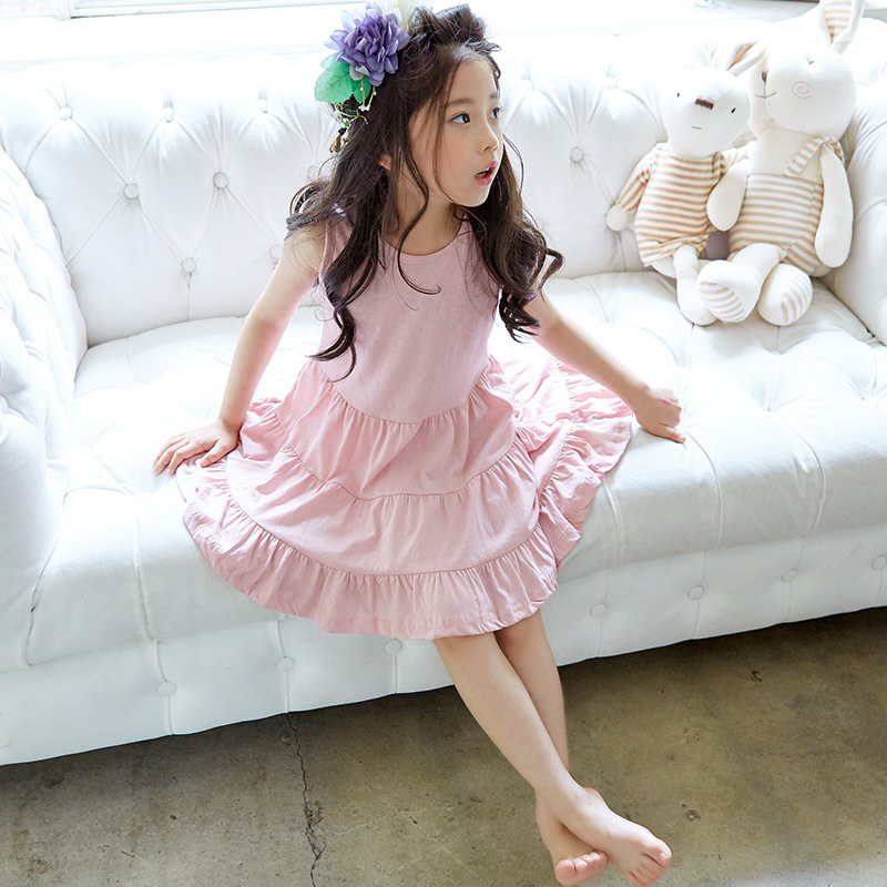 2016新款夏季女童連衣裙 兒童純棉可愛韓版拼接款公主裙 一件代發工廠,批發,進口,代購