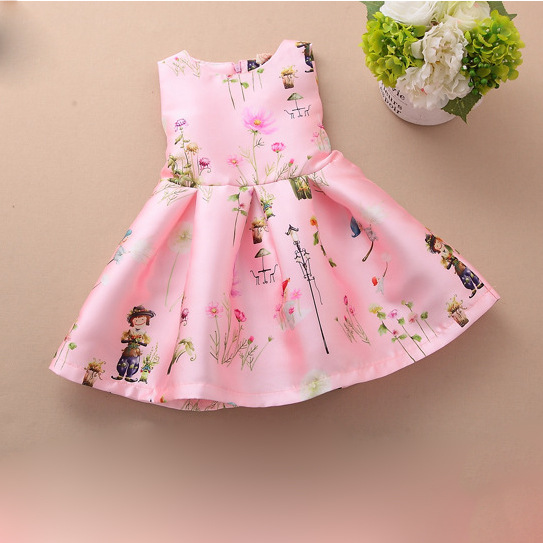 2016春夏裝新款韓版女童公主裙卡通花朵連衣裙一件代發工廠,批發,進口,代購