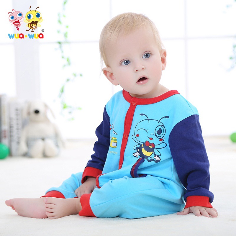 2016春夏嬰兒服裝條紋拼色連身衣 韓國品質小童裝嬰兒哈衣批發・進口・工廠・代買・代購