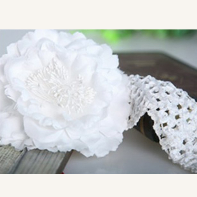 Ellie's Bridal 歐美原單 高貴純白花朵頭飾 拍照道具 花童頭飾工廠,批發,進口,代購