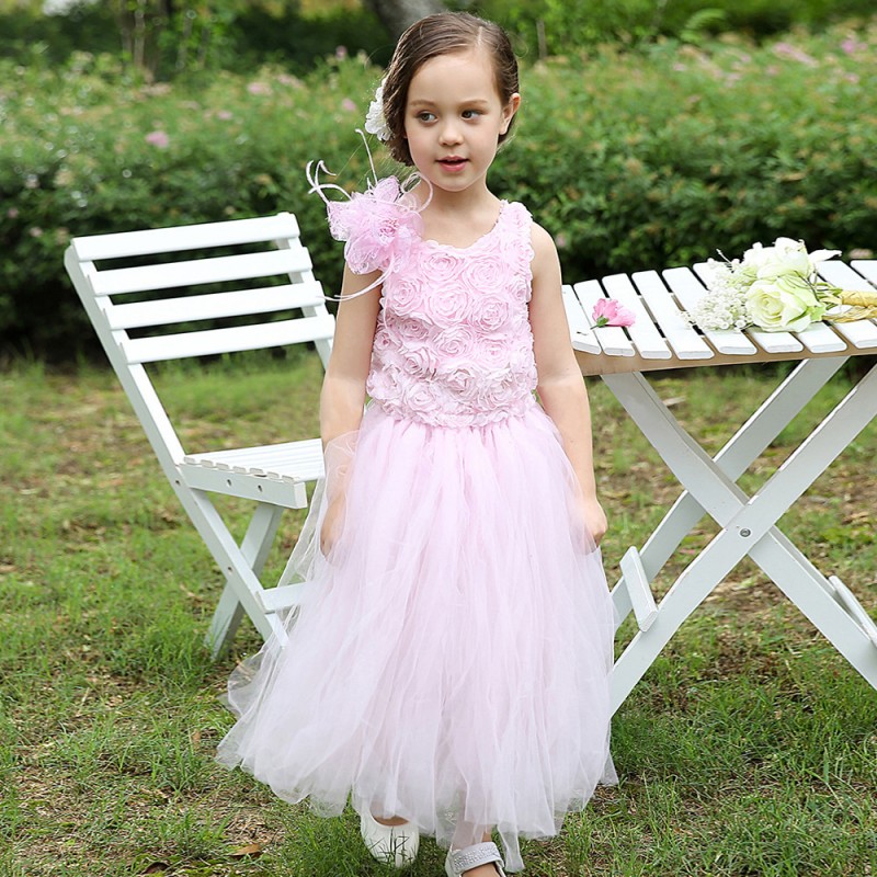 Ellie's Bridal歐美花童禮服兒童婚紗裙女童演出服tutu裙兒童裙子工廠,批發,進口,代購