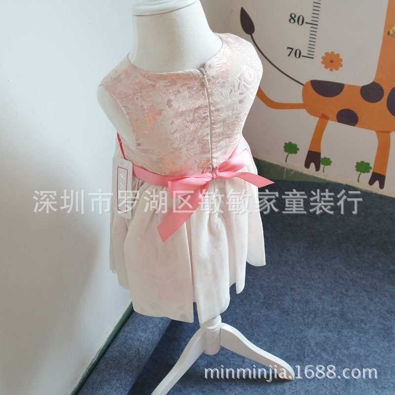 2016外貿童裝 原單正品 女童夏款紗裙 蓬蓬裙 連身裙工廠,批發,進口,代購