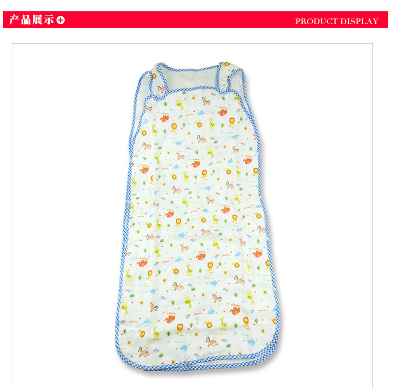 西松屋背心式睡袋全棉6層紗佈透氣嬰兒睡袋批發・進口・工廠・代買・代購