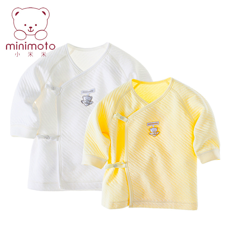 minimoto小米米 秋冬新生嬰兒和短袍 寶寶 竹纖維保暖上衣和尚服工廠,批發,進口,代購