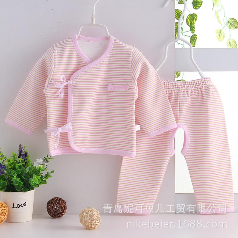 一件代發 嬰兒內衣新生嬰幼兒衣服童裝兩件套寶寶0-1歲全棉衣服工廠,批發,進口,代購