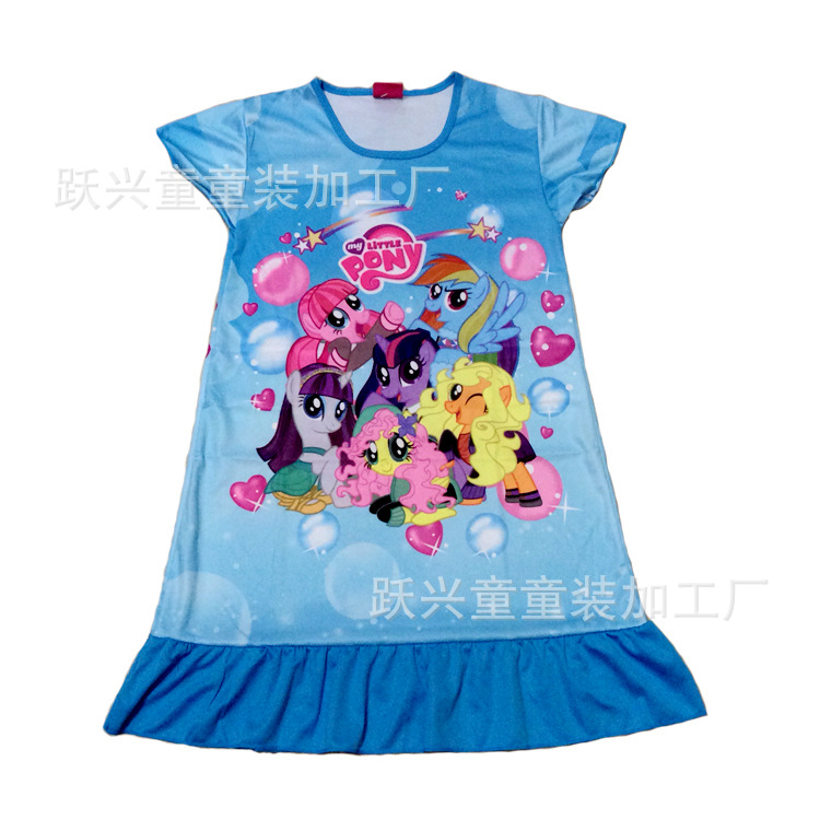 2016夏季新款童裝 小馬寶莉連衣裙直銷 my little pony dress工廠,批發,進口,代購