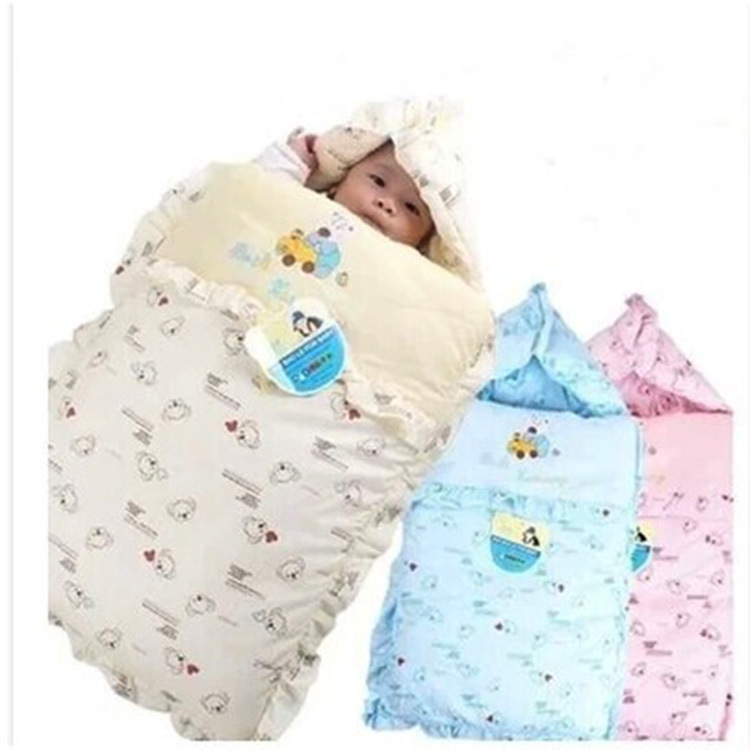 秋冬款純棉加厚新生兒睡袋 嬰兒睡袋抱被抱毯 寶寶用品包被批發・進口・工廠・代買・代購