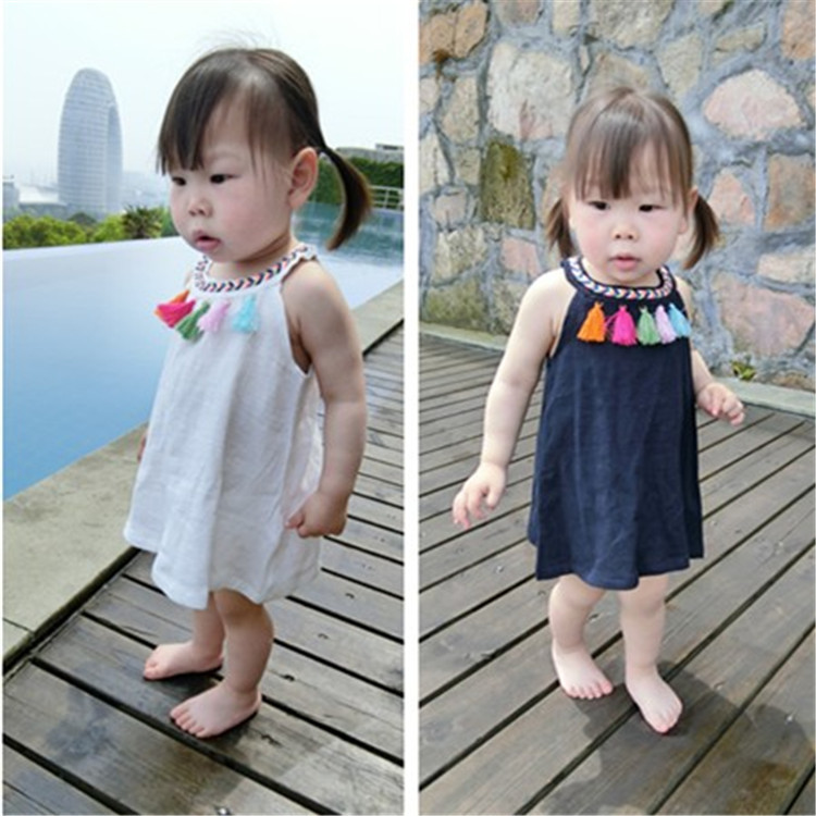 夏季新款韓版兒童沙灘連衣裙 女童寶寶背心裙 小童裙子一件代發工廠,批發,進口,代購