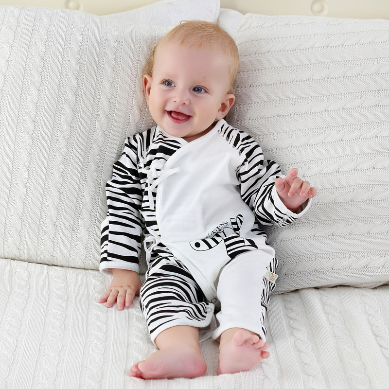 初生嬰兒連身衣夏裝 0-3-6個月新生兒衣服春秋純棉寶寶哈衣批發・進口・工廠・代買・代購