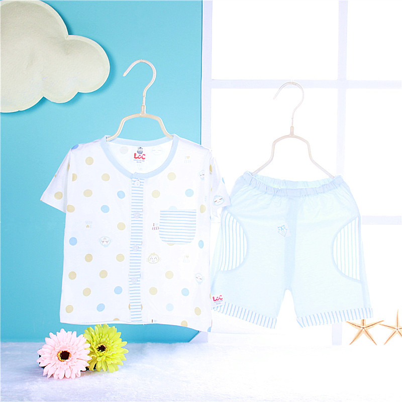 童套裝 新款夏裝0-3歲嬰幼兒外出內衣套裝 寶寶超薄短袖T恤 批發批發・進口・工廠・代買・代購