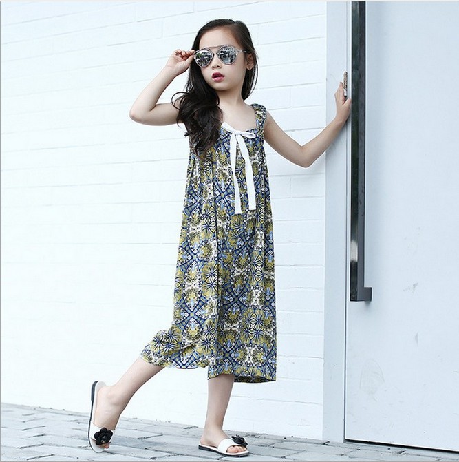 2016夏款童裝一件代銷 女童韓版連身褲波西米亞潮流純棉闊腿褲工廠,批發,進口,代購