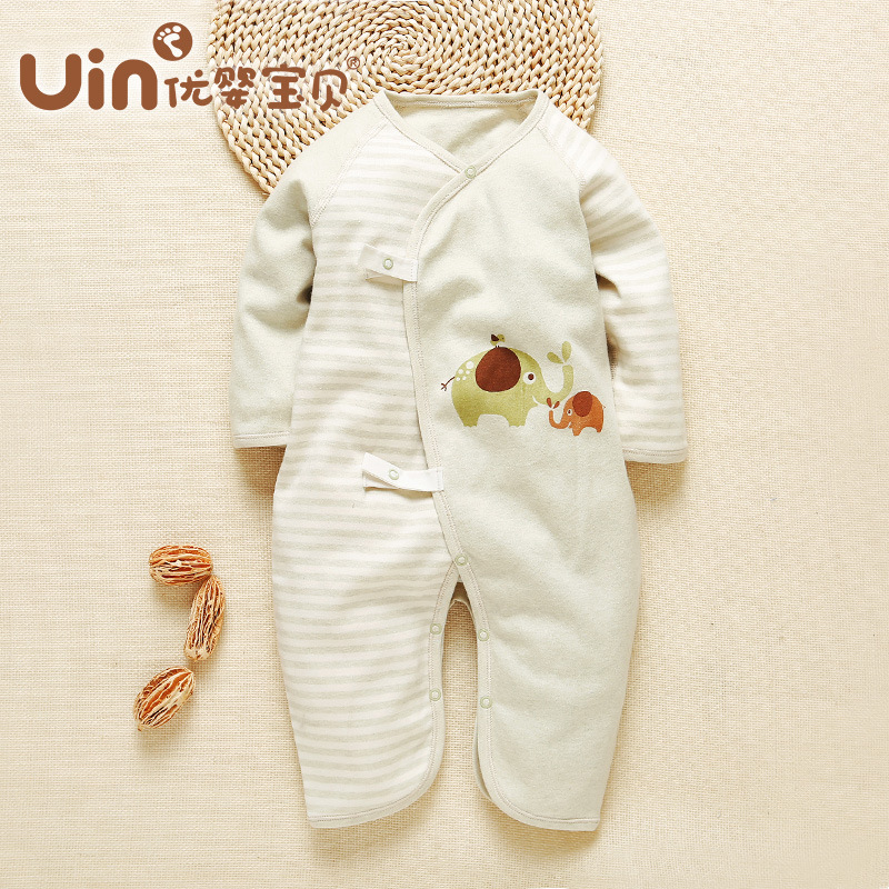 新生兒衣服0-3個月純棉春秋寶寶哈衣蝴蝶衣和尚服夏季嬰兒連身衣工廠,批發,進口,代購