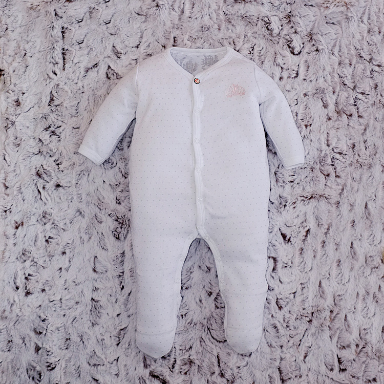 新款 嬰兒 長袖 純棉連身衣 腳可卷起 雙層保暖 連身衣工廠,批發,進口,代購