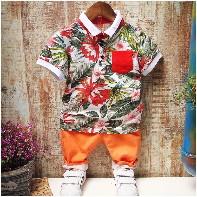 kimocat童裝 2016夏款童裝韓版兒童中小童短袖套裝 一件代發新款批發・進口・工廠・代買・代購