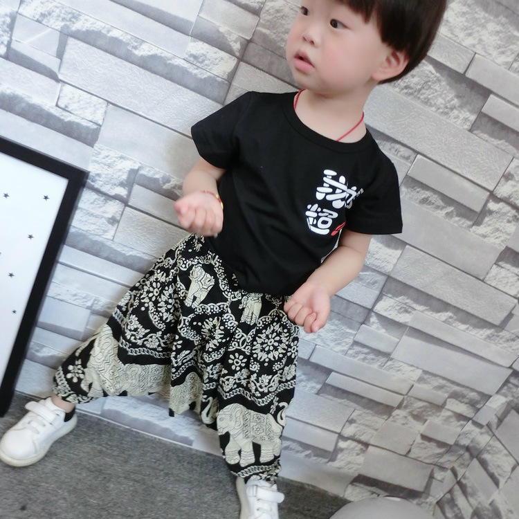 2016夏季新款韓版兒童飛鼠褲  中小童時尚休閒七分褲裝工廠,批發,進口,代購