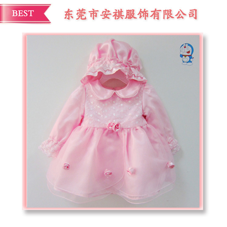 新款熱銷嬰兒滿月周歲禮服童裙 韓版蕾絲甜美兒童禮服連衣裙批發・進口・工廠・代買・代購