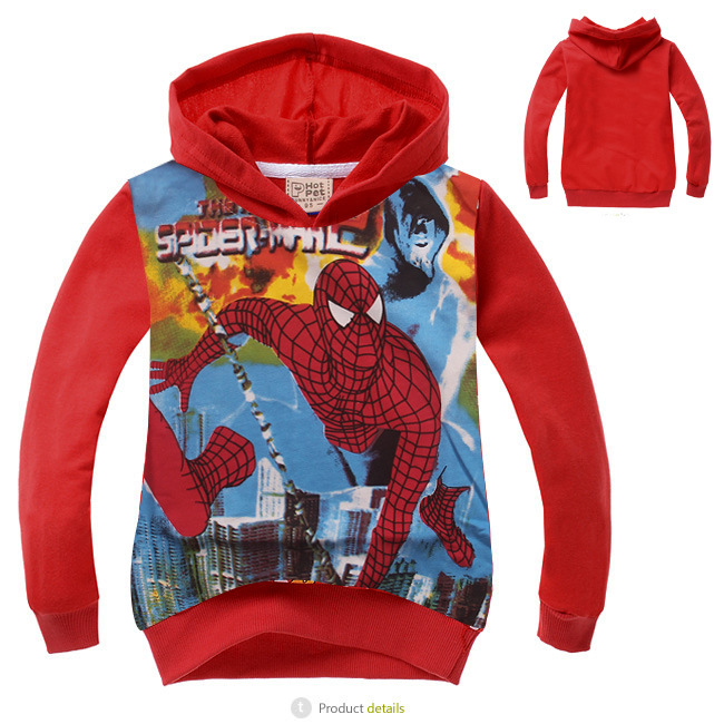 一件代發　蜘蛛俠 spiderman 男童帽衫 童裝長袖 兒童衛衣MS0621工廠,批發,進口,代購