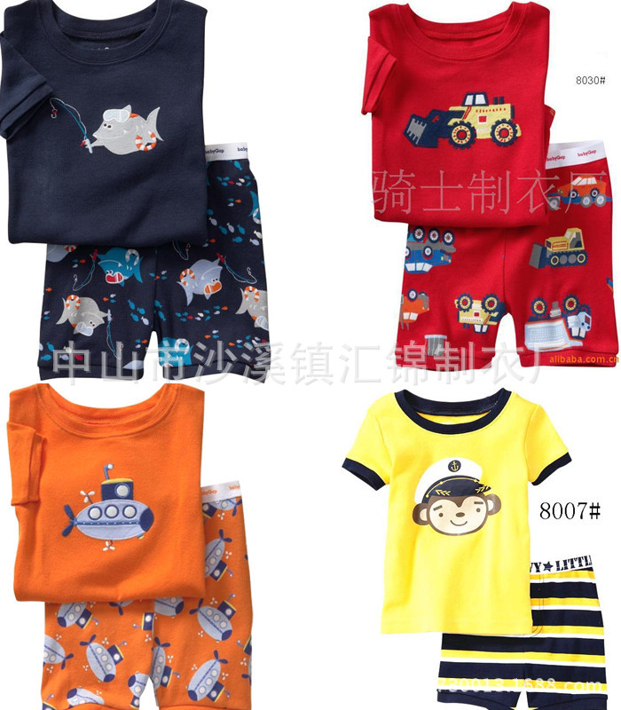 GAPbaby 全棉 短袖  羅文純棉兒童睡衣空調服一件代發和(整手)工廠,批發,進口,代購