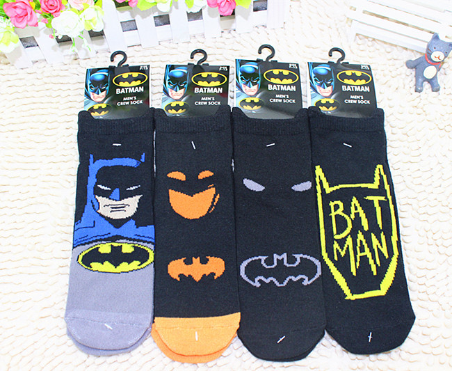 迪士尼蝙蝠俠立體童襪男款精梳棉兒童襪子Batman立體襪批發純棉襪批發・進口・工廠・代買・代購