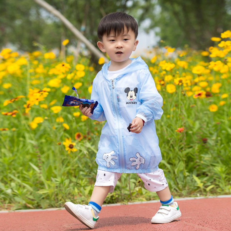 卡通韓版兒童防曬衣 夏季新款超薄透氣連帽長袖男女童外套皮膚衣批發・進口・工廠・代買・代購