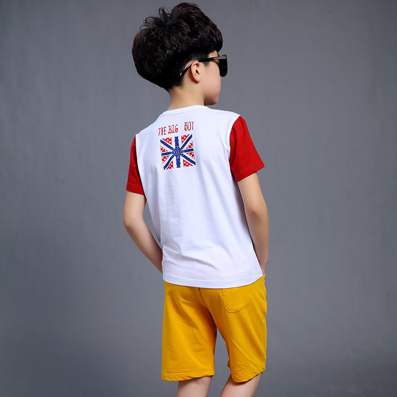 2016夏季新款男童襯衫   休閒時尚外貿英國國旗T恤短袖童裝批發批發・進口・工廠・代買・代購