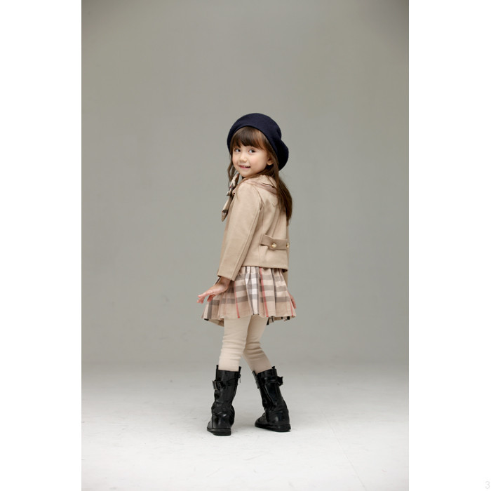 女童套裝2015時尚格子套裝女寶寶批發・進口・工廠・代買・代購