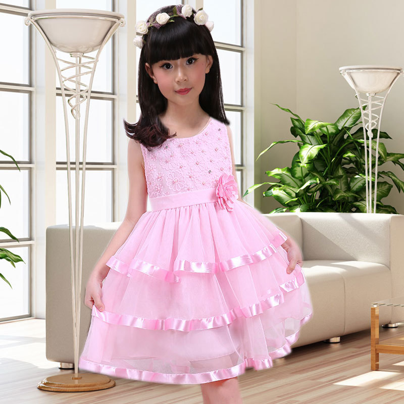 2016夏季新款韓版女童公主裙兒童蕾絲連衣裙童裙外貿爆款一件代發批發・進口・工廠・代買・代購