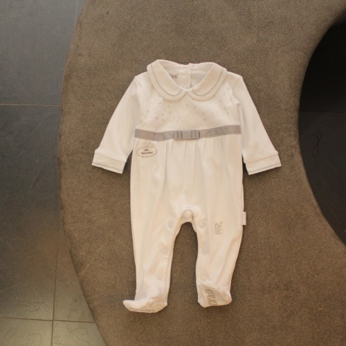 童裝嬰兒寶寶純棉爬服翻領連身衣 140g批發・進口・工廠・代買・代購