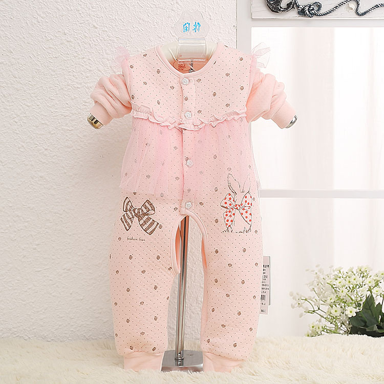 嬰悅熊2015新款韓版淑女風兒童連身衣 竹纖維連身童套裝批發・進口・工廠・代買・代購