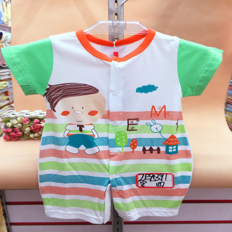 嬰兒連身衣夏新款 品牌卡通兩用檔短袖哈衣寶寶連身衣爬服 嬰兒裝批發・進口・工廠・代買・代購