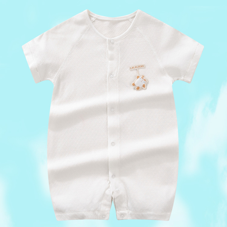 2016夏季嬰兒內衣短袖哈衣爬服寶寶衣服短袖開衫連身衣一件代發批發・進口・工廠・代買・代購