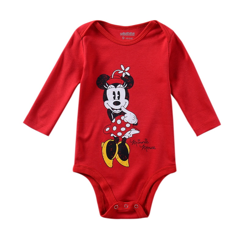 歐美卡通米妮Mickey Minnie3-18個月嬰幼兒哈衣/廠傢直銷嬰兒服裝批發・進口・工廠・代買・代購