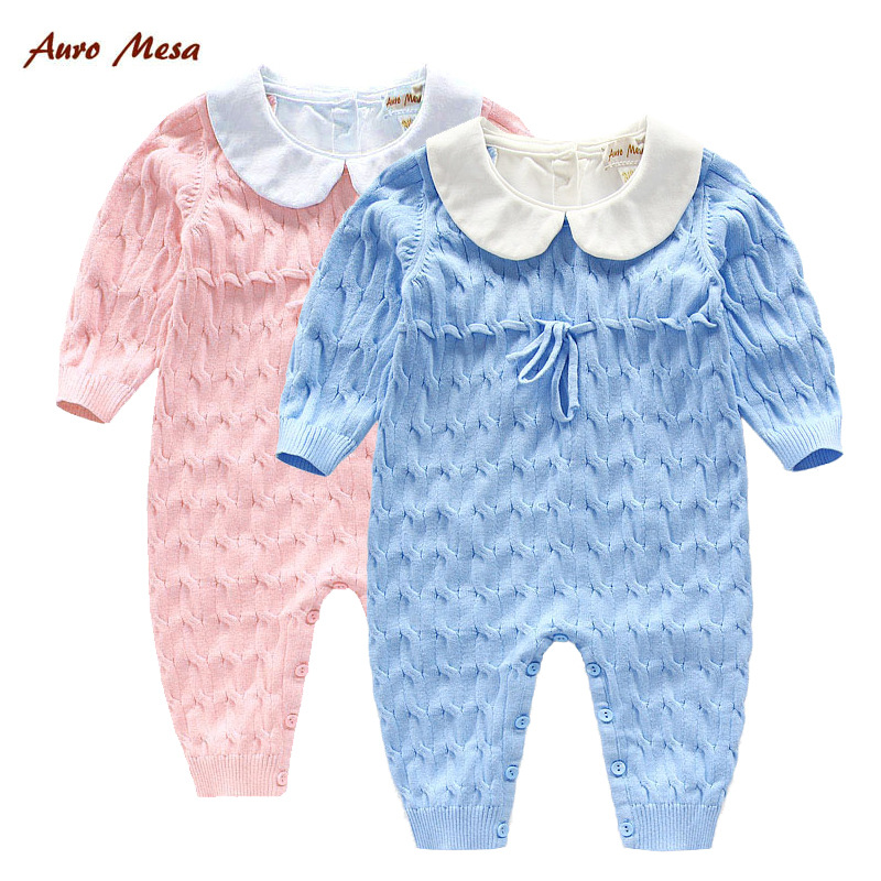 Auro Mesa春款嬰兒服裝 針織連身哈衣外出服 嬰幼兒純棉寶寶爬服批發・進口・工廠・代買・代購