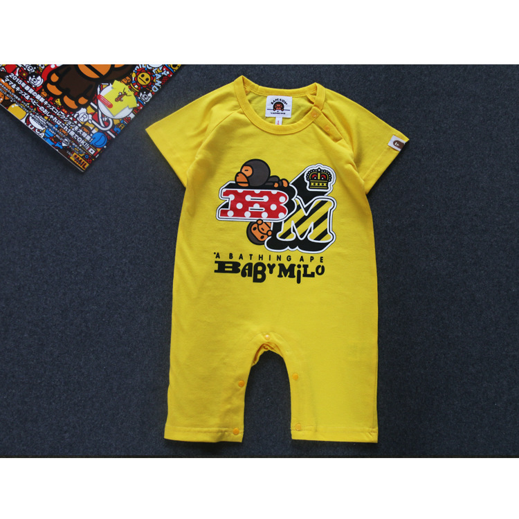 2016潮牌寶寶嬰兒連身衣 短袖純棉哈衣爬服工廠,批發,進口,代購