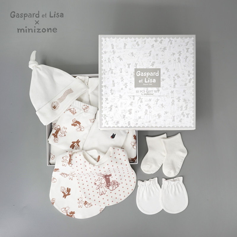 卡斯波和麗莎新生兒禮盒春夏季套裝母嬰用品滿月寶寶嬰兒衣服純棉批發・進口・工廠・代買・代購