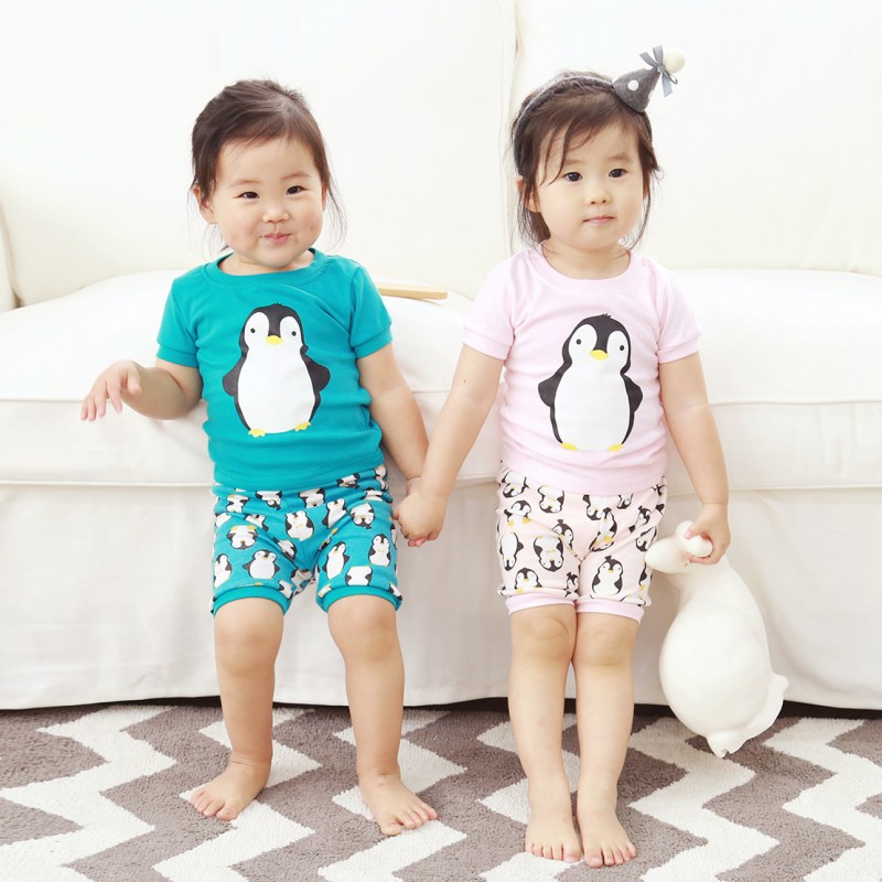 童傢居服套裝 兒童睡衣夏季短袖 韓國兒童傢居服 韓版兩件套工廠,批發,進口,代購