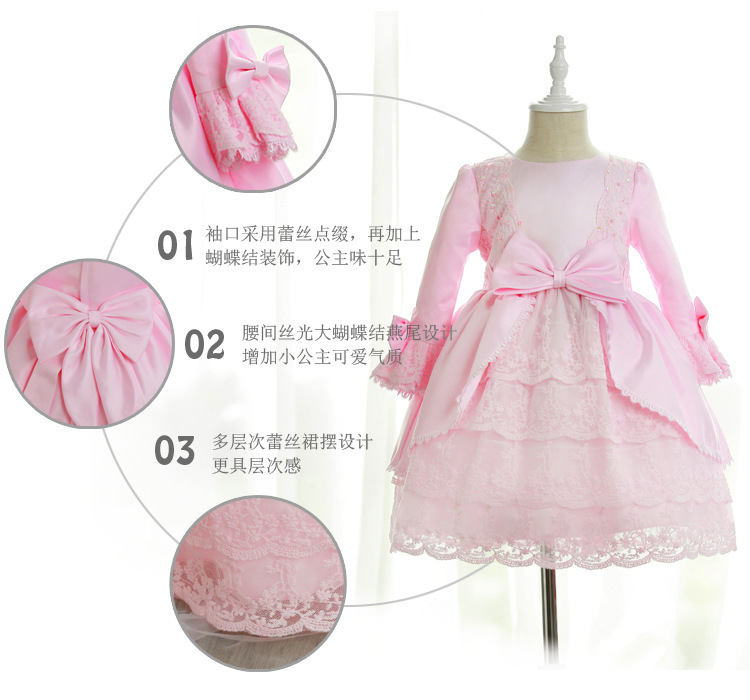 韓國高檔兒童公主裙禮服裙 女童連衣裙洛麗塔宮廷裙 一件代發工廠,批發,進口,代購