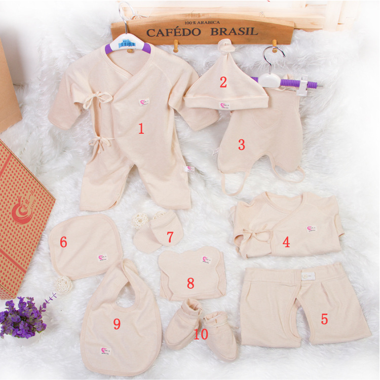 新生兒禮盒裝保暖彩棉嬰幼兒有機棉套裝剛出生寶寶用品嬰兒衣服工廠,批發,進口,代購